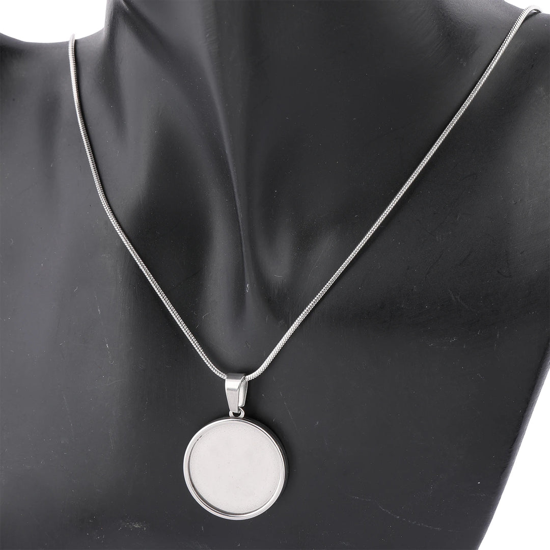 Round Cabochon Pendant Tray Set | 20mm