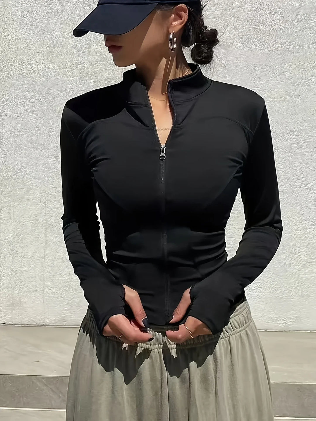Women's Quick Dry Athletic Jacket, Lightweight Gym Running Workout Top