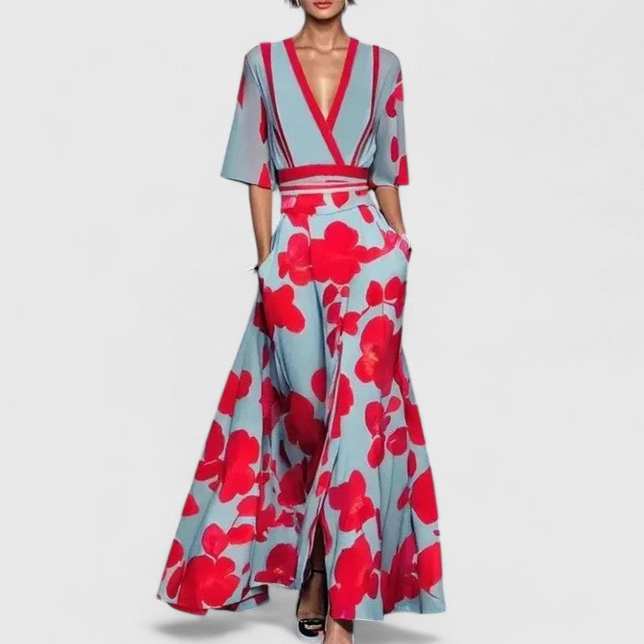 Women's Elegant Full-Length Maxi Occasion Dress, view 2
