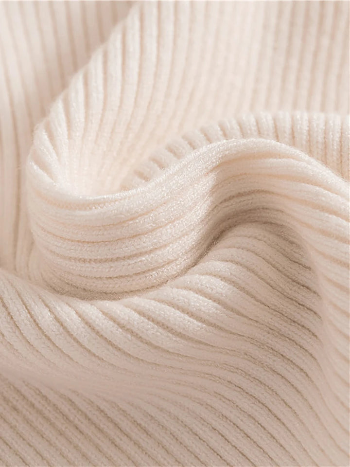 Women's Turtleneck Sweater, Soft Knit Long Sleeve Pullover Jumper
