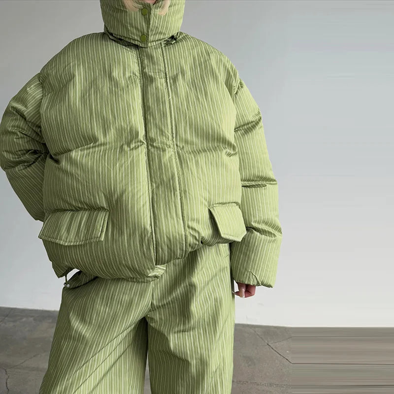Women's Quilted Hooded Coat, Zip Up Padded Warm Winter Jacket