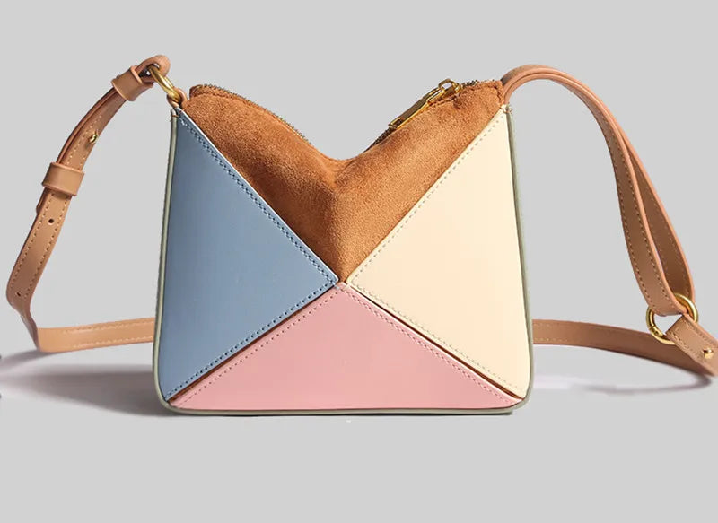 Women's Pleated Origami Top Handle Bag, view 10