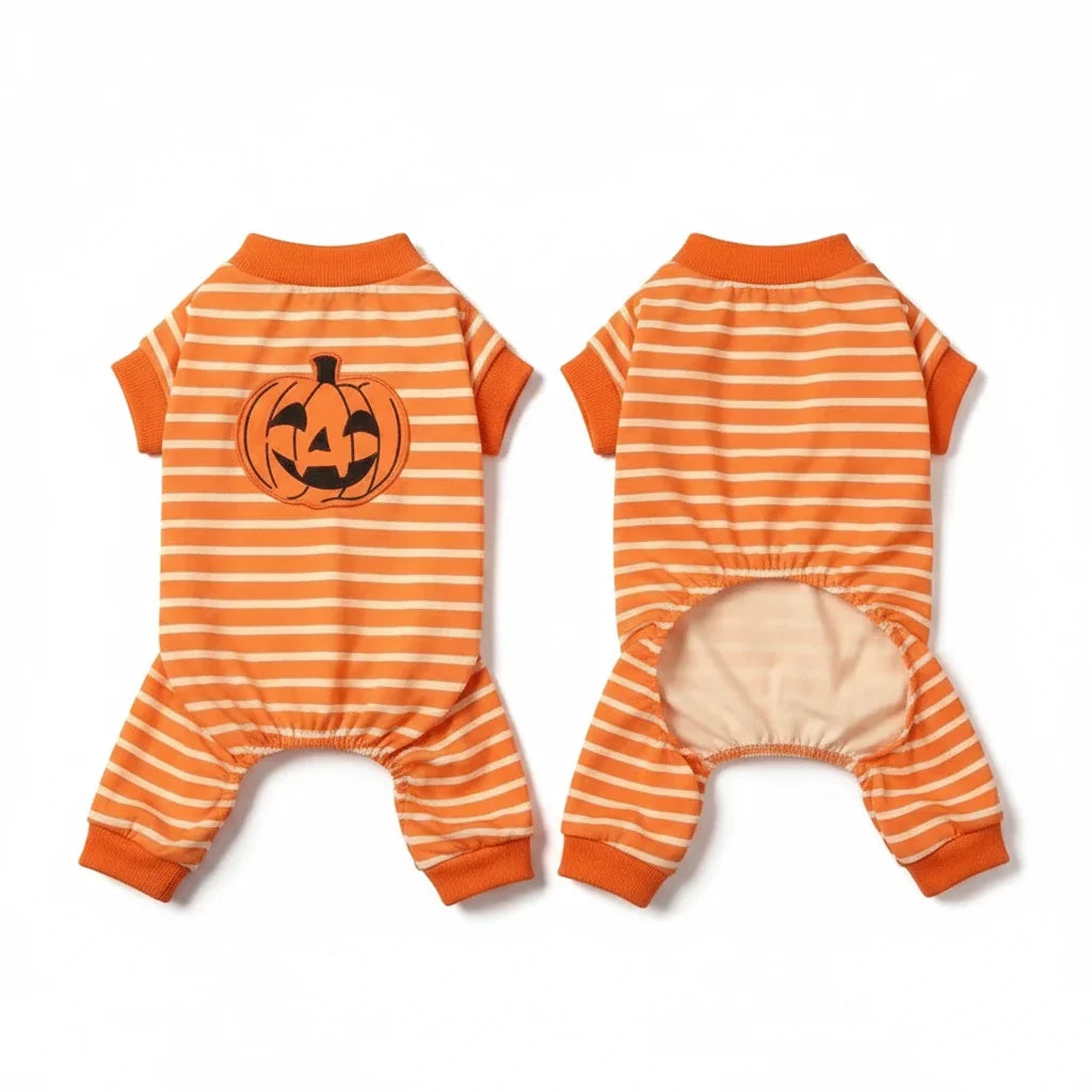 Poppy Striped Halloween Pajama Set for Women | XS to XXL