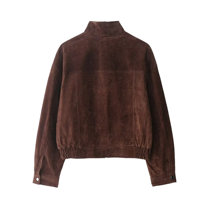 Women's Fall Jacket, Slim Fit Big Pocket Casual Warm Coat