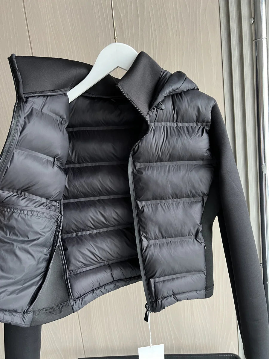 Women's Puffer Jacket, Lightweight Hooded Zip Up Winter Down Coat