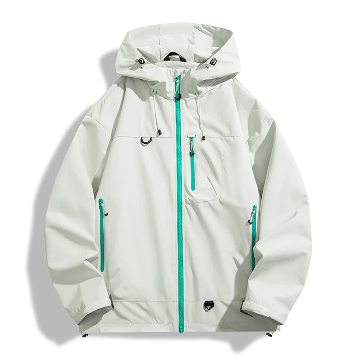 Women's Rain Jacket, Waterproof Hooded Windbreaker for Hiking