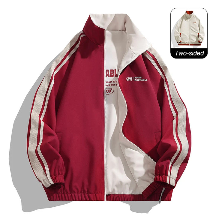 Men's Reversible Jacket, Windproof Water Resistant Outdoor Hiking Coat