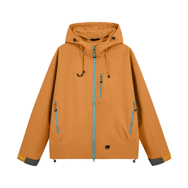 Women's Rain Jacket, Waterproof Hooded Windbreaker for Hiking