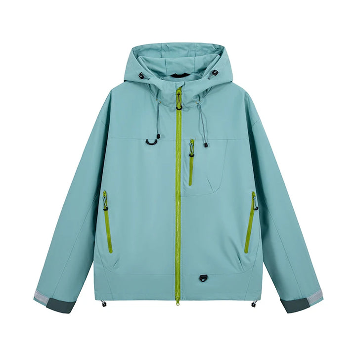Women's Rain Jacket, Waterproof Hooded Windbreaker for Hiking