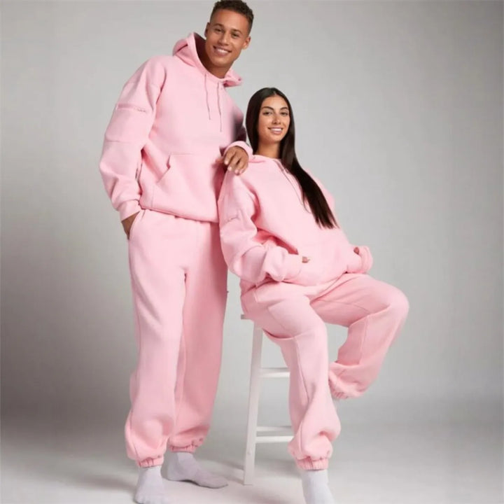 Fashionable Hoodie Top Pants Set Women's Casual Sportswear Long Sleeve Winter Outfit Long Pants Comfortable Two-Piece Suit