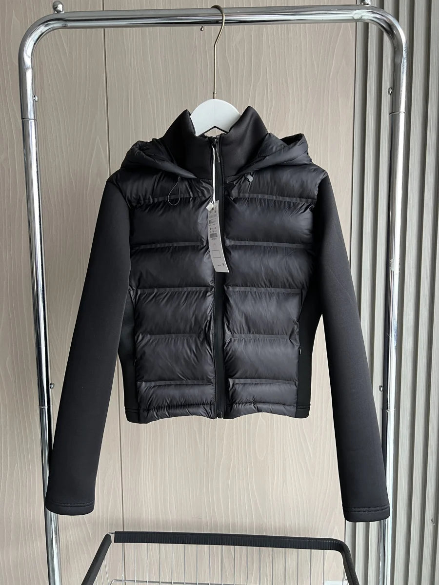 Women's Puffer Jacket, Lightweight Hooded Zip Up Winter Down Coat