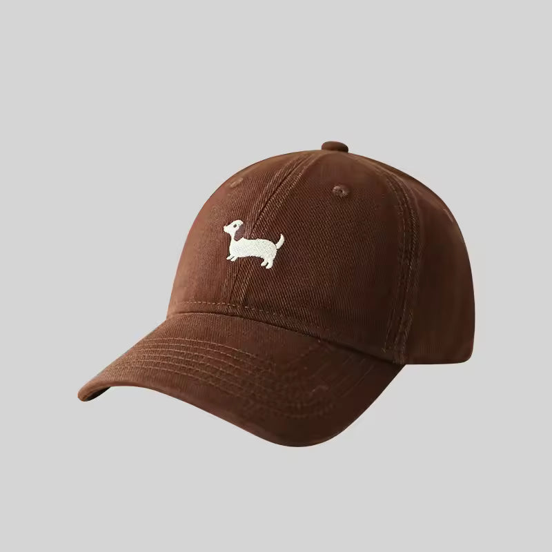 Women's Embroidered Dachshund Baseball Cap, view 10