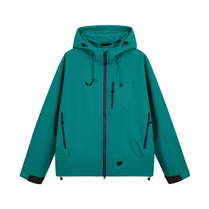 Women's Rain Jacket, Waterproof Hooded Windbreaker for Hiking