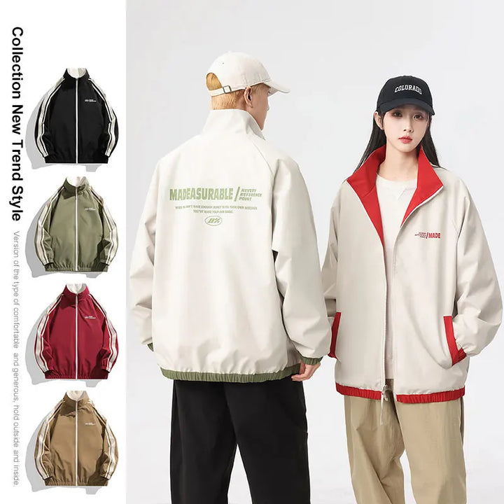 Men's Reversible Jacket, Windproof Water Resistant Outdoor Hiking Coat