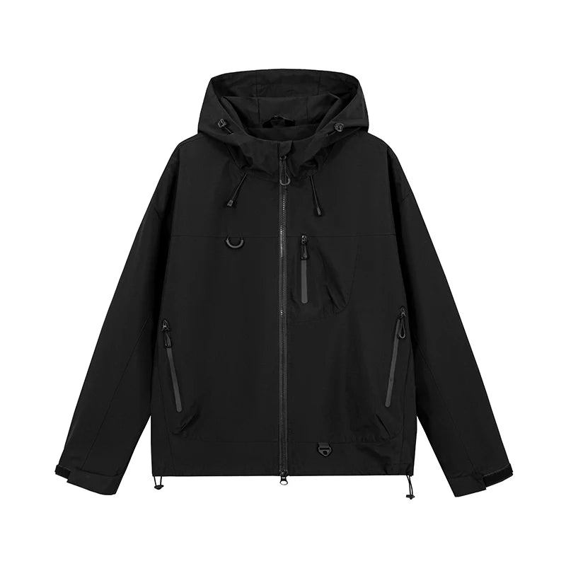 Women's Rain Jacket, Waterproof Hooded Windbreaker for Hiking