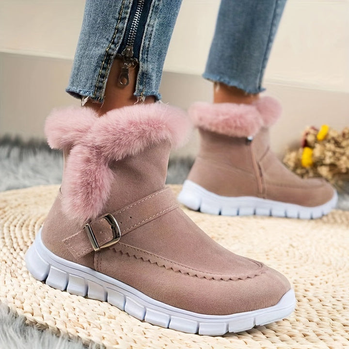 Women's Winter Snow Boots, Plush Lined Warm Water Resistant Booties