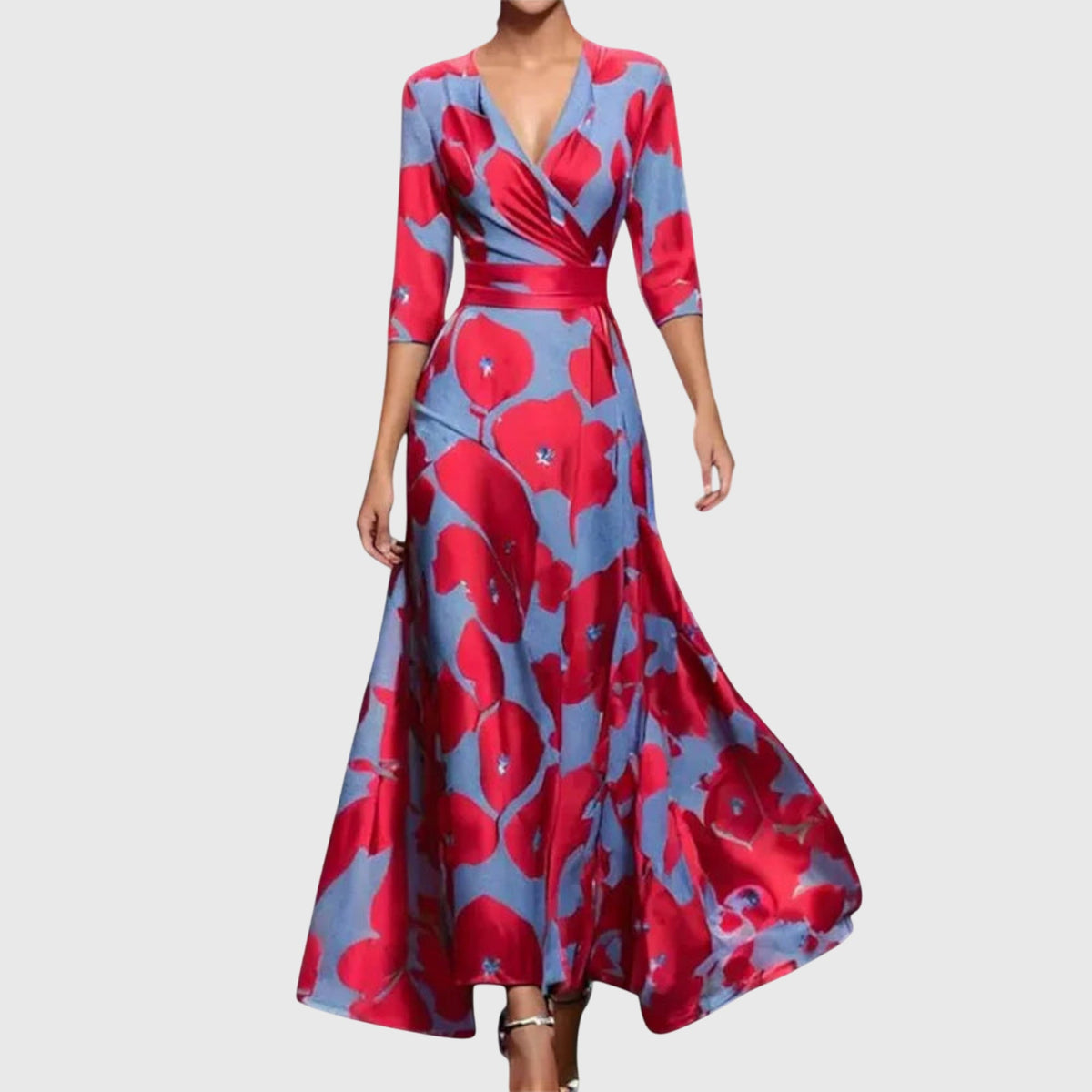 Women's Tailored Elegant Day-to-Evening Midi Dress