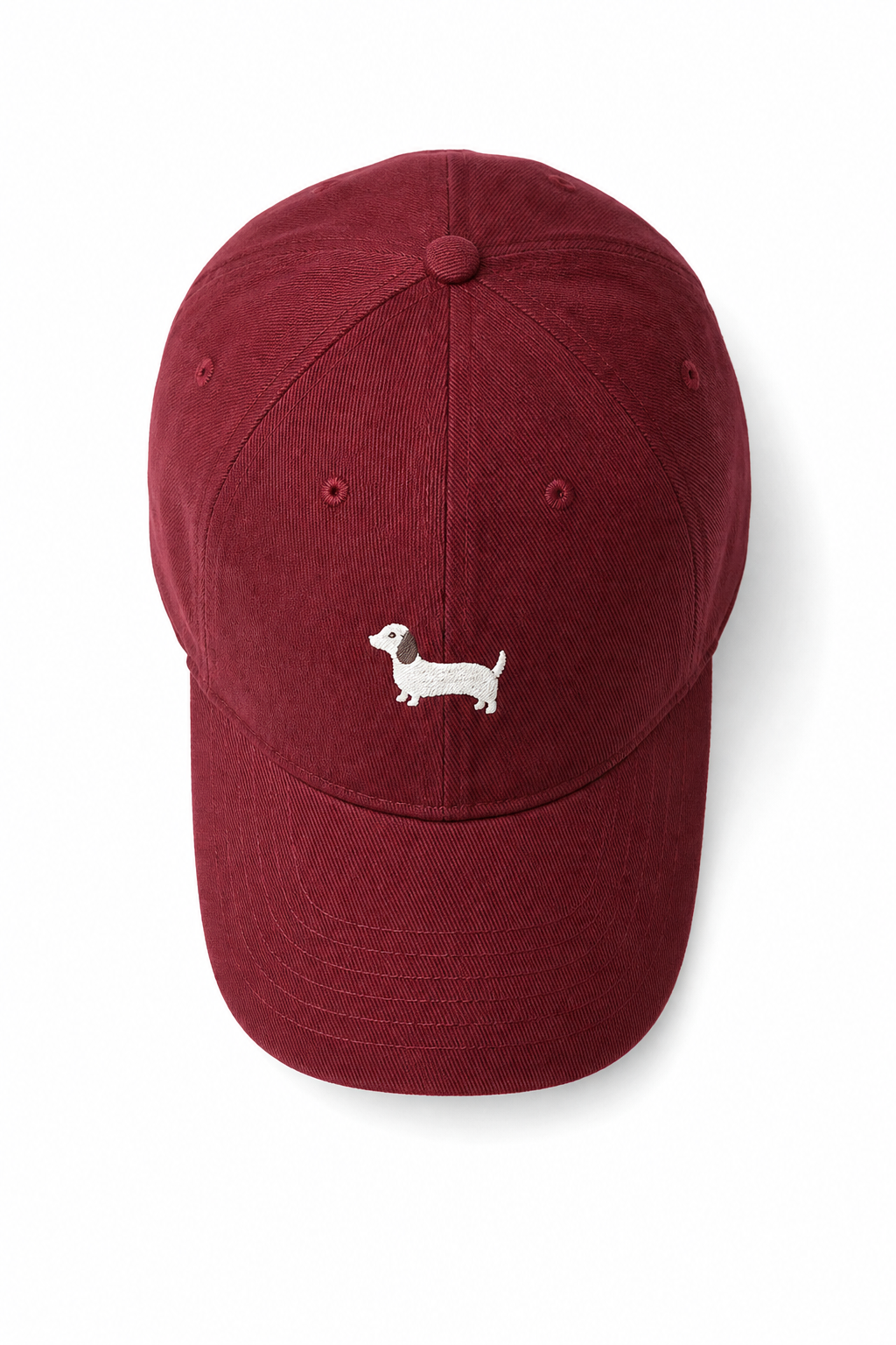Women's Embroidered Dachshund Baseball Cap