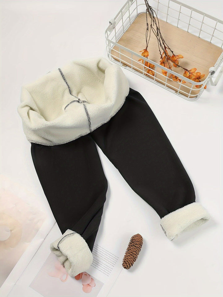 Women's Fleece Lined Leggings, High Waisted Warm Winter Tights
