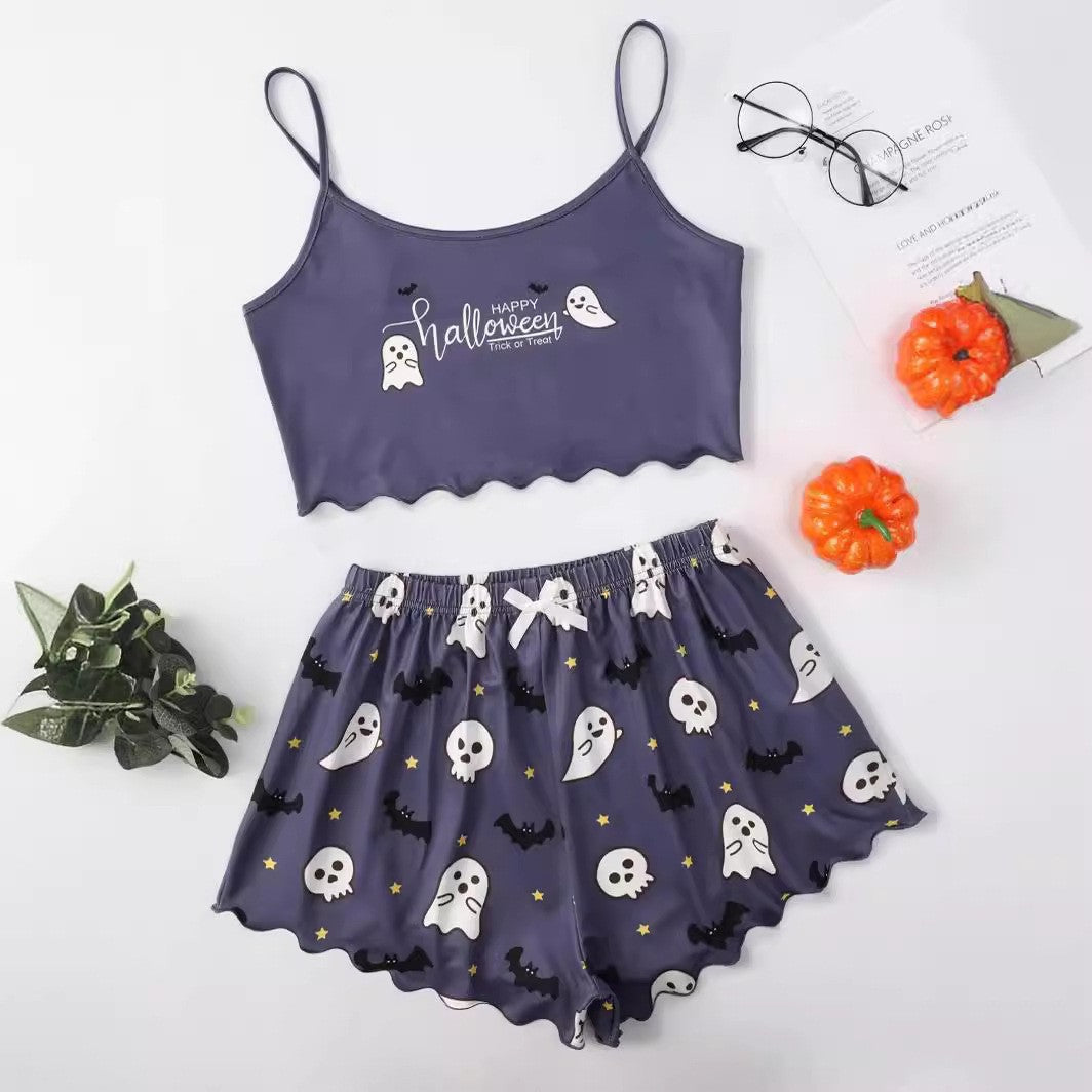 Pumpkin Patch Halloween Pajamas for Women | Cami & Shorts Set