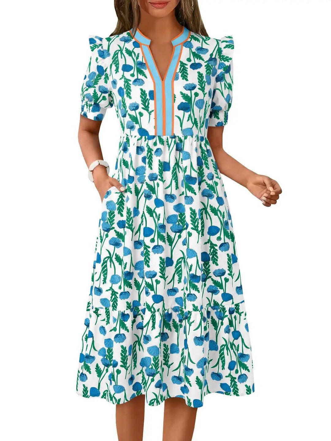 ONORA | Women's Casual Floral Maxi Dress