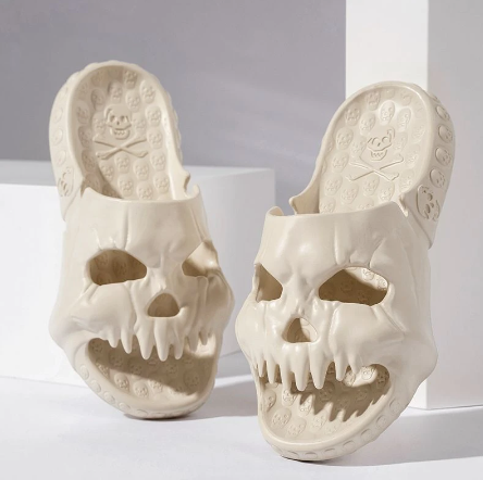 Bone Daddy Skull Halloween Slippers for Men