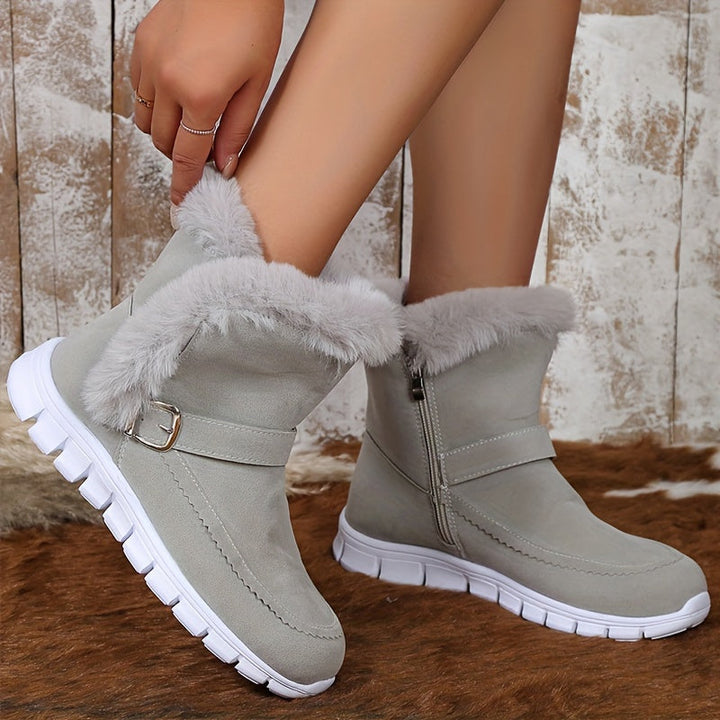Women's Winter Snow Boots, Plush Lined Warm Water Resistant Booties