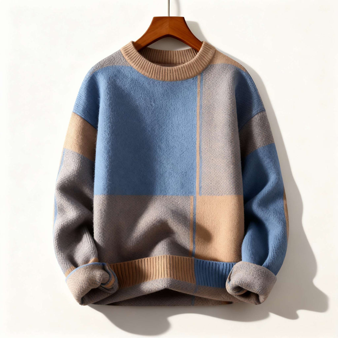 Women's Knit Sweater, Soft Crew Neck Winter Pullover Plus Size