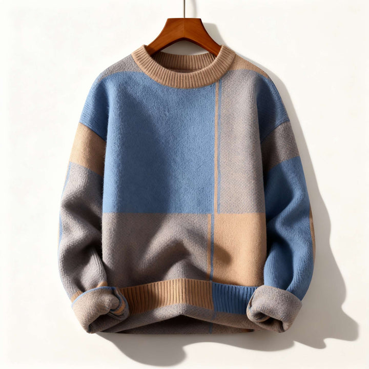 Women's Knit Sweater, Soft Crew Neck Winter Pullover Plus Size