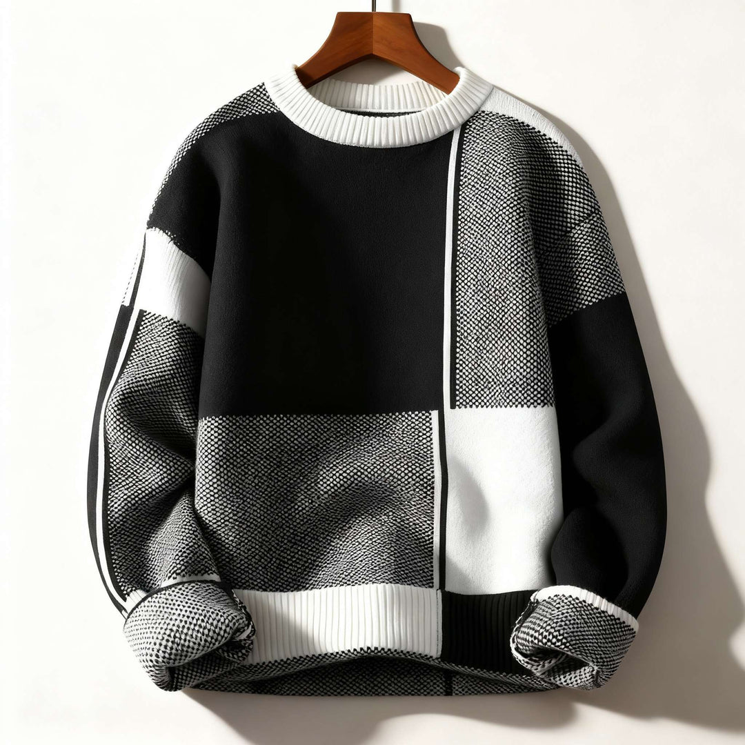 Women's Knit Sweater, Soft Crew Neck Winter Pullover Plus Size