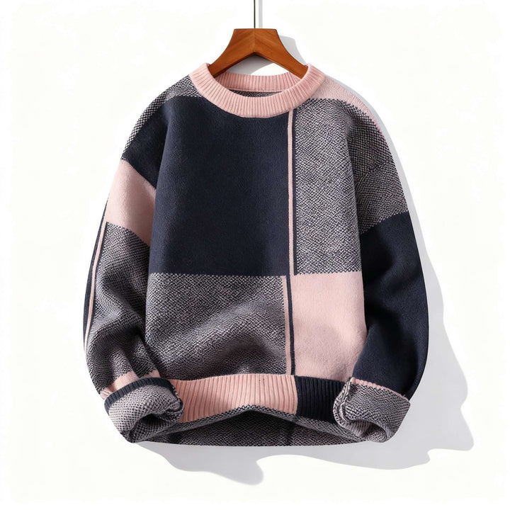 Women's Knit Sweater, Soft Crew Neck Winter Pullover Plus Size