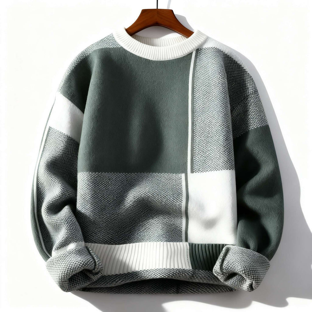 Women's Knit Sweater, Soft Crew Neck Winter Pullover Plus Size