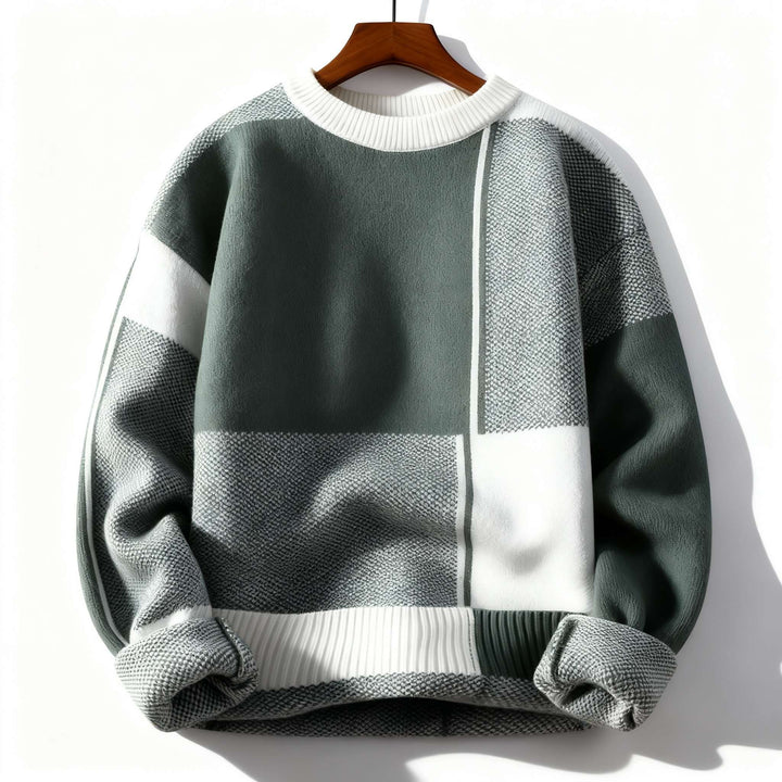 Women's Knit Sweater, Soft Crew Neck Winter Pullover Plus Size