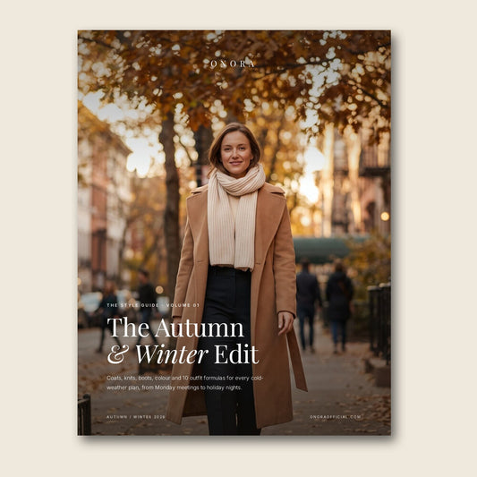 ONORA Autumn & Winter Style Guide cover