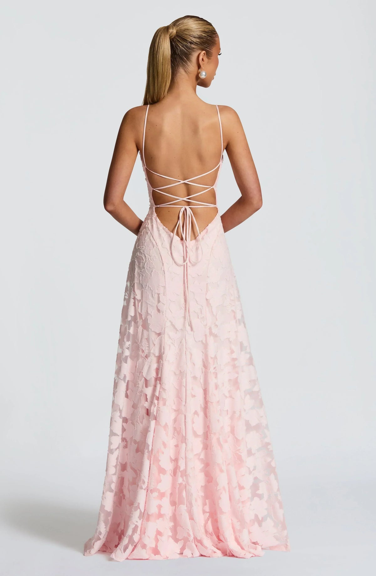 Women's Elegant Draped Maxi Evening Dress, view 13