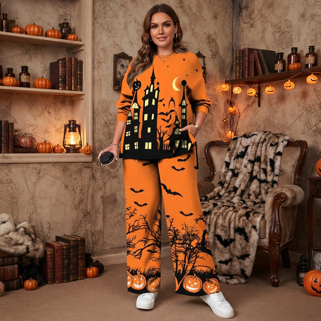 Haunted Manor Haunted House Halloween Pajamas for Women