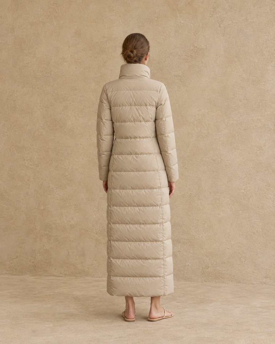 ONORA Winslow Full-Length Quilted Puffer Coat — full length back