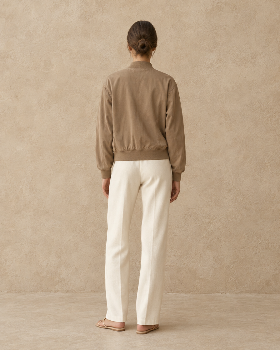 ONORA Street Bomber Jacket — full length back