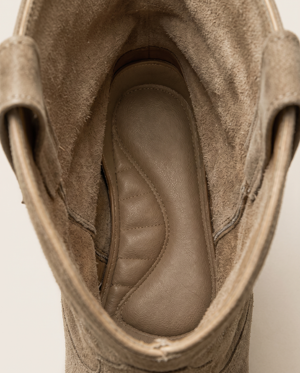 Comfort Western Boots with Cushioned Footbed — cushioned footbed detail