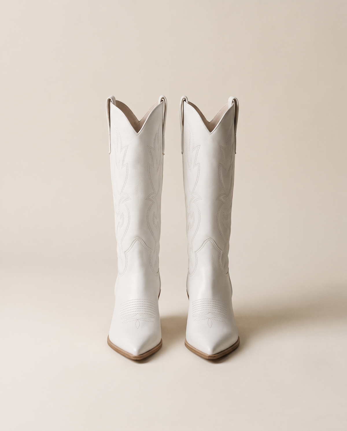 Western Boots with Cushioned Footbed and Breathable Lining — pair, studio