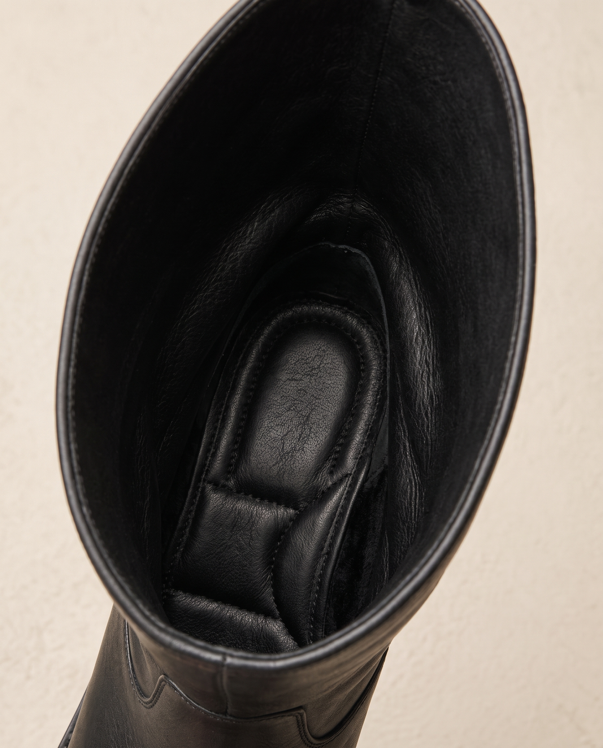 Pull-On Knee-High Boots with Cushioned Footbed — cushioned footbed detail