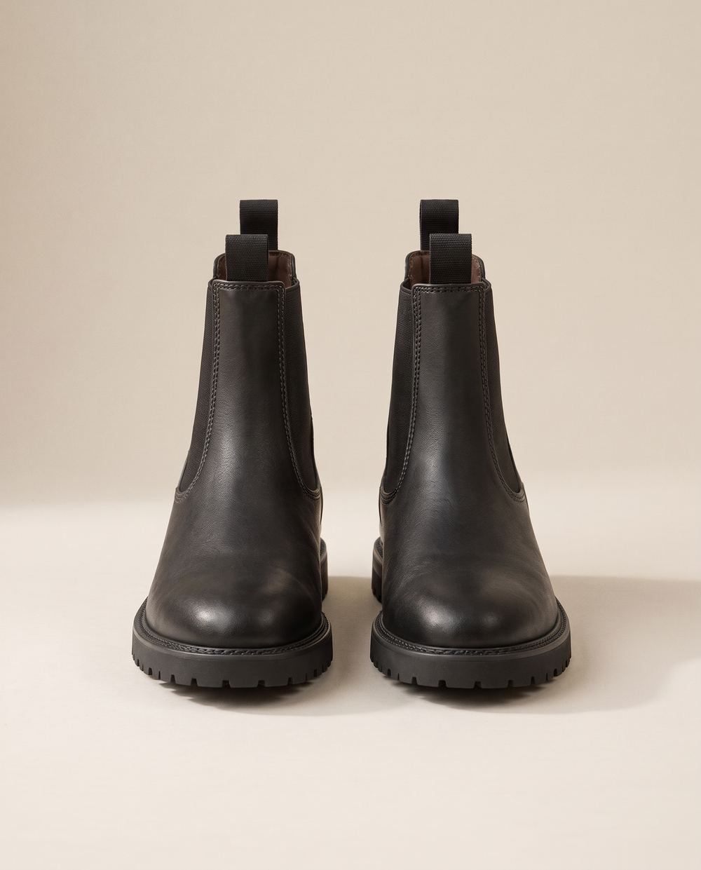 Chelsea Boots with Elastic Panels and Pull Tab — pair, studio