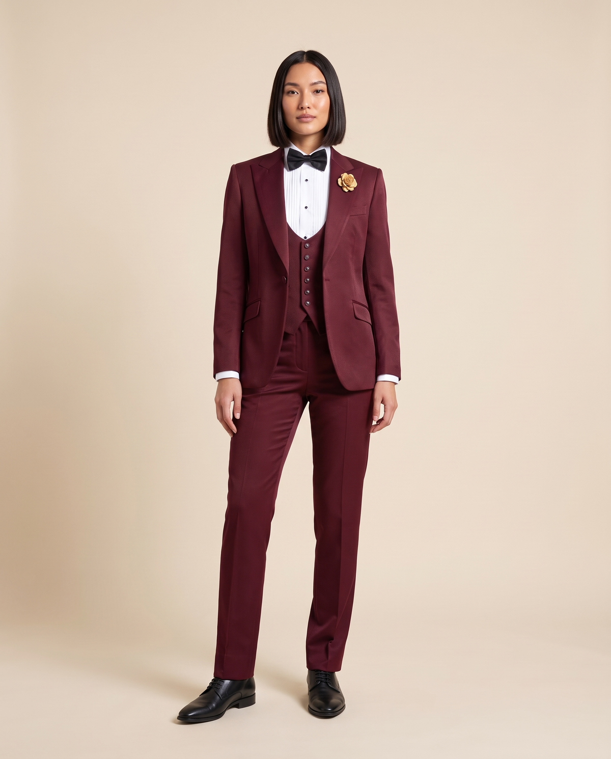 Women's Striped Suit Costume – front view