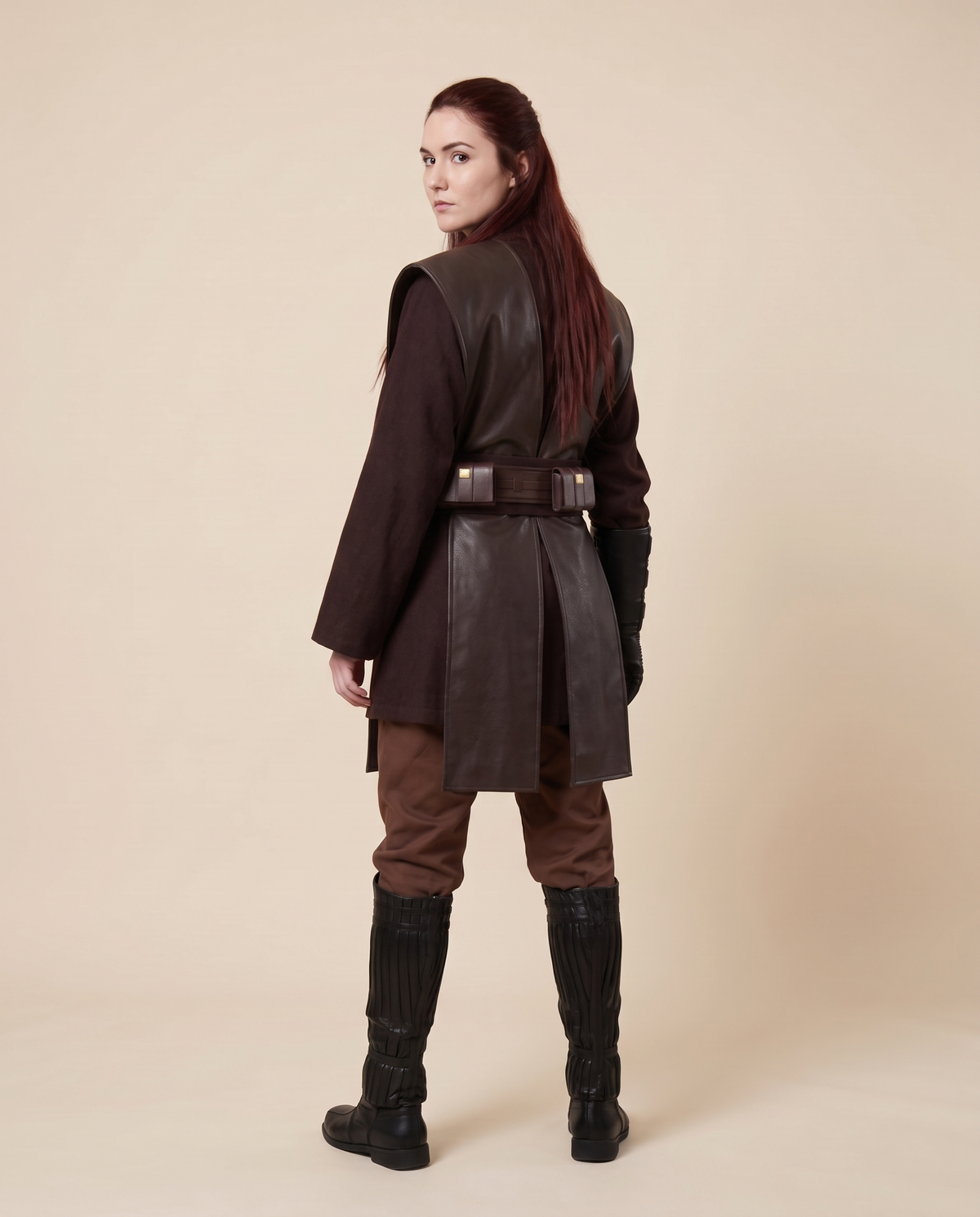 Women's Space Knight Robe Costume – back view