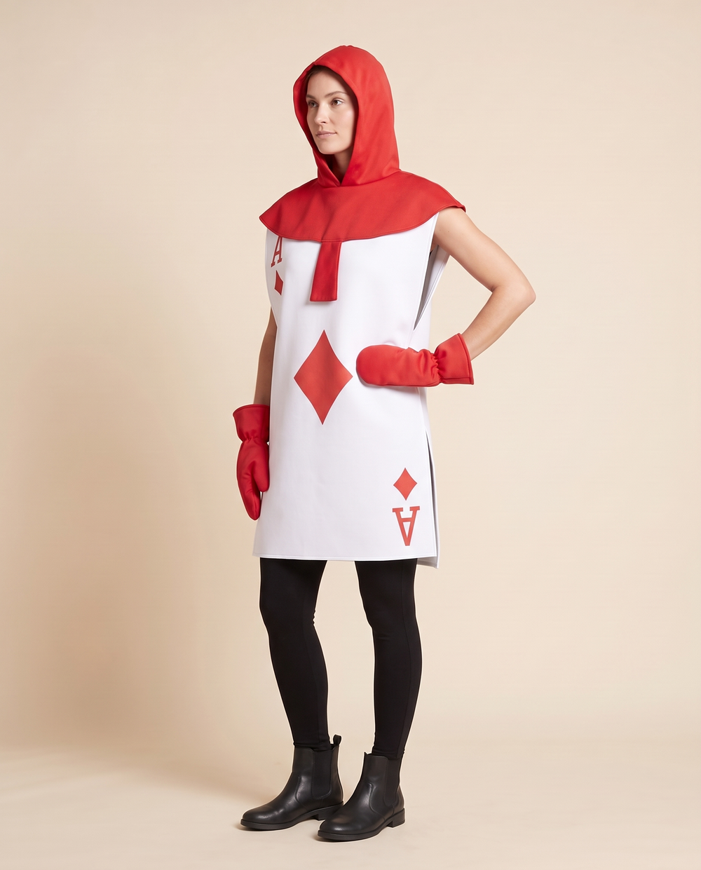 Playing Card Soldier Costume – three-quarter view