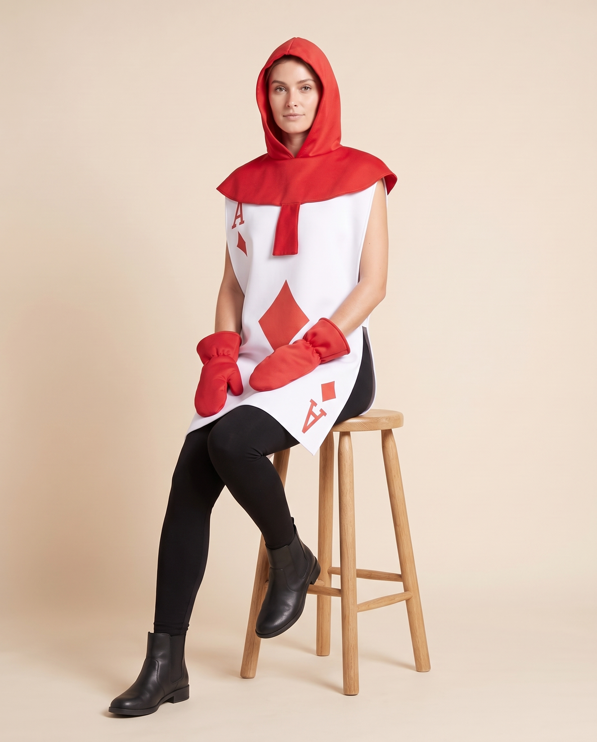 Playing Card Soldier Costume – seated