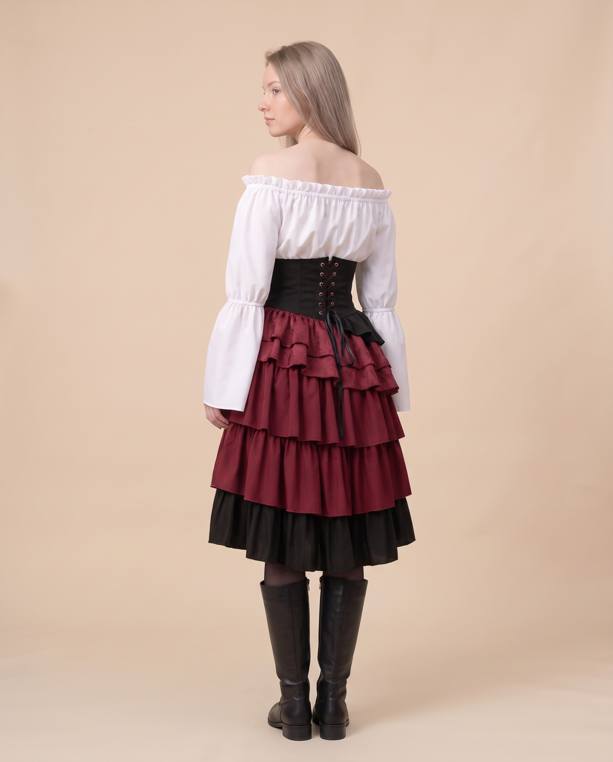 Women's Pirate Costume Set – back view
