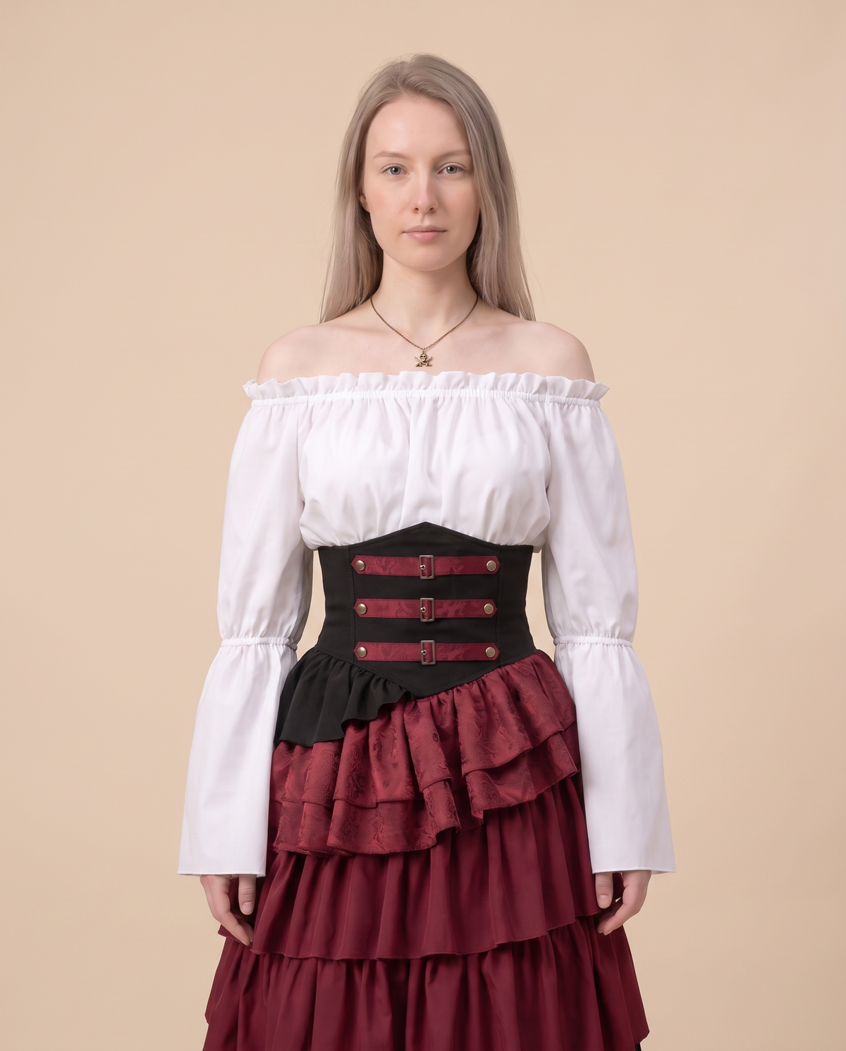 Women's Pirate Costume Set – close-up