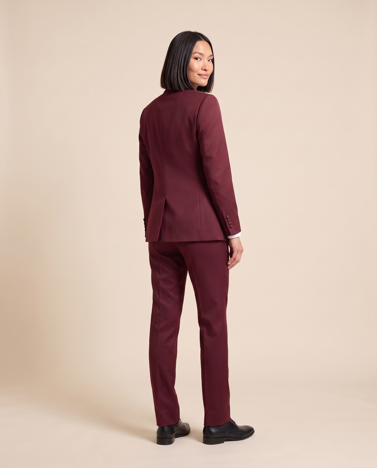 Women's Striped Suit Costume – back view