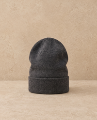 Pinecrest Relaxed Classic Cashmere Knit Beanie — Dark Gray